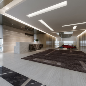 现代公司休息区